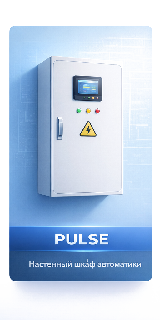 PULSE — компактный настенный шкаф автоматики для вентиляции